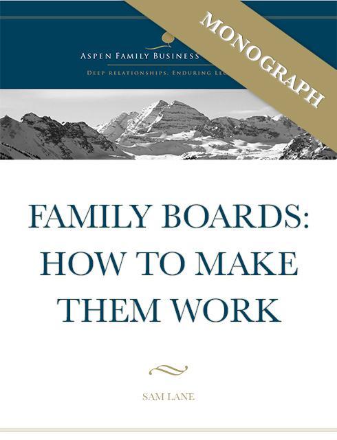 Family Boards - How to make them work