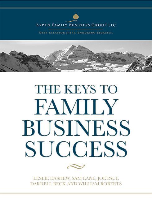 The Keys To Family Business Success Cover
